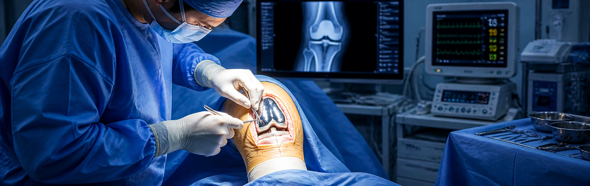 Total knee replacement surgery in India